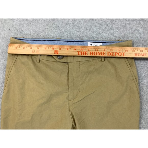 Nike Dri Fit Standard Fit Cotton Blend Chino Pants (Men's 34x34) Tan - Picture 7 of 15